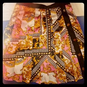 Marciano Baroque Print Skirt